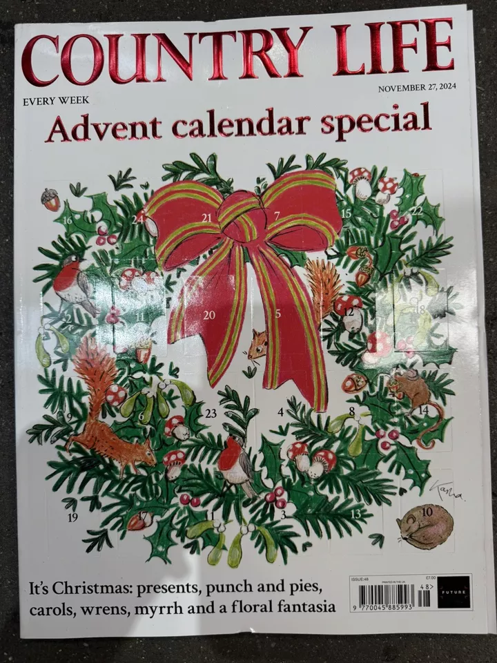 Country Life magazine 28th Nov 2024 Advent Calendar special Presents, Punch &Pie - Image 1 of 1