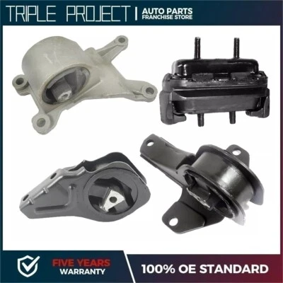 Engine Motor & Trans Mount For Pontiac Grand Am Alero 2.4L 3.4L Automatic 4PCS - Image 1 of 4