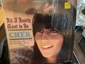 CHER “ALL I REALLY WANT TO DO” 1965 IMPERIAL LP 12292, IN SHRINK, VERY GOOD - Picture 1 of 2