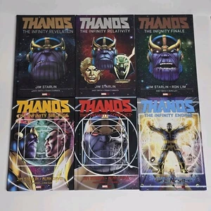 Thanos Infinity OGN Vol 1-6 Set Lot Jim Starlin (Marvel Comics, Hardcover) - Picture 1 of 6