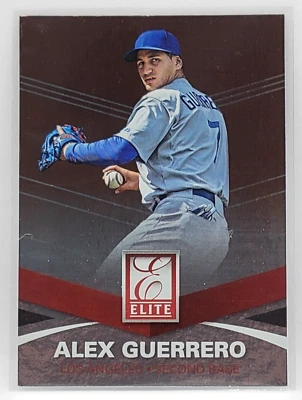 2015 Panini Elite #129 Alex Guerrero Card, Los Angeles Dodgers - Image 1 of 2