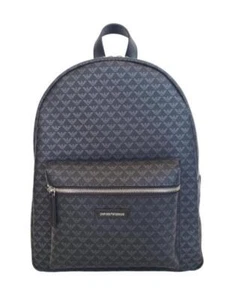 Emporio Armani Unisex-Rucksack aus PVC und Leder Y3L105 YFG5E 88291 schwarz - Picture 1 of 1