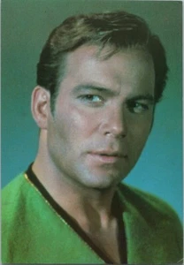 Vintage Star Trek TOS Postcard – Captain Kirk 80s/90s Universal Studios Collecti - Picture 1 of 2
