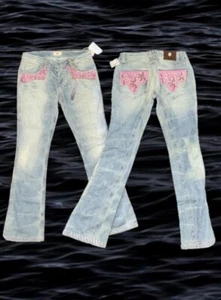 Antik Denim women’s Jeans W30 L32 Bootcut Distressed Wash Designer - Picture 1 of 3