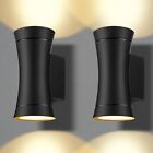 EDISHINE 2 Pack Outdoor Wall Lights, Up and Down Light GU10 Socket Wall Sconce