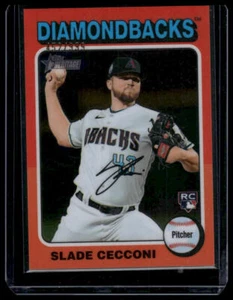 2024 Topps Heritage #397 Slade Cecconi Chrome #452/999 - Picture 1 of 2