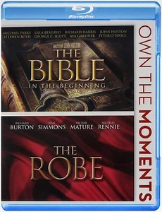 The Bible + The Robe - Epic Double Feature - 2Disc BluRAY - Richard Burton , - Picture 1 of 2