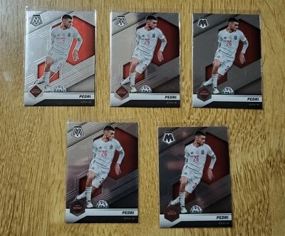 Panini Mosaic Road To World Cup Qatar 2022 Base Pedri Spain #130 x 5 - Imagen 1 de 3