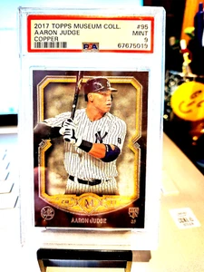 2017 Topps Museum Coll. Aaron Judge Copper Rookie #95 Mint 9 Captain MVP" POP-13 - Picture 1 of 9