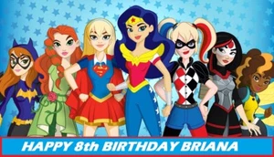 Super Hero Girls Edible Cake Topper Decoration - Picture 1 of 1