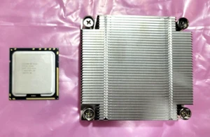 Intel Xeon E5530 2.4GHz Quad-Core Processor P/N: SLBF7 With Heatsink P/N: 0F645J - Picture 1 of 4