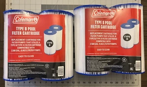 Coleman 4-Pack of Type IV / Type B Pool Filter Pump Replacement Cartridges - Picture 1 of 3