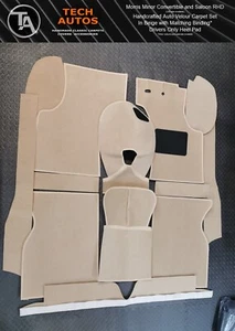 Juego de alfombras hechas a mano a pedido auto terciopelo Morris Minor furgoneta y camioneta - Imagen 1 de 4