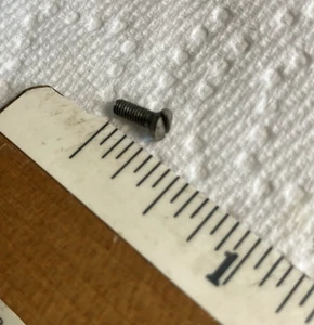 Garcia Mitchell 300 400 Angelrolle Teil 81039 Seitenplatte Schraube Chrom Frankreich - Bild 1 von 2