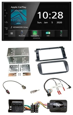 Kenwood Bluetooth Lenkrad DAB USB 2DIN Autoradio für Ford S-Max Mondeo 07-14 Pro - Bild 1 von 4