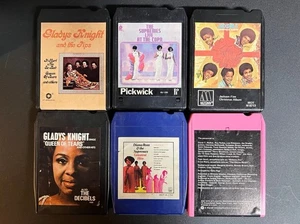 8 Tracks - The Supremes Gladys Knight Aretha Franklin Jackson 5 Untested - Picture 1 of 10