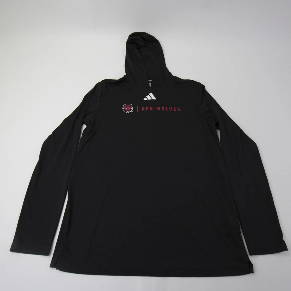 Arkansas State Red Wolves adidas Long Sleeve Shirt Men's Black Used - Image 1 of 1