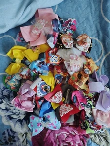 Mix Used Girl Hair Bows - Picture 1 of 1