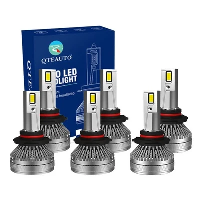 6P 9005/HB3/H10 9006/HB4 LED High Low Beam Fog Light 140W For 1993 1994 BMW 740I - Image 1 of 4