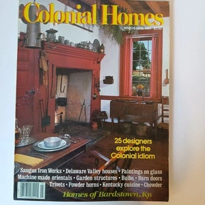 Colonial Homes Vintage 1981 Saugus Iron Works Delaware Valley Houses Magazine - Picture 1 of 9