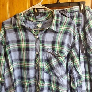 Aerie Plaid Lounge Pajama Set Pants with Drawstring and Pockets Size XL Womens - Imagen 1 de 12