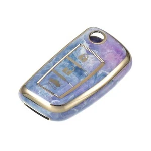 Smart Key Fob Case Cover Compatible for Nissan Rogue Frontier, Durable Purple - Picture 1 of 8