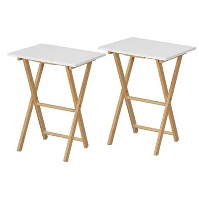  Mesa Bandeja TV Plegable, Mesa Auxiliar para Espacio Pequeño, Mesas de Aperitivos Portátil para  Foto 1 de 4