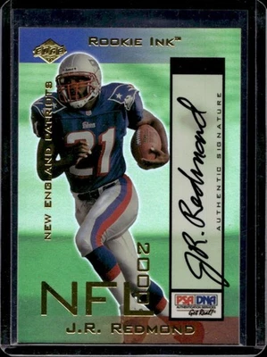 Collector's Edge Odyssey J.R. Redmond 2000 tinta de novato radiocontrol automático #/1610 Patriots Foto 1 de 2