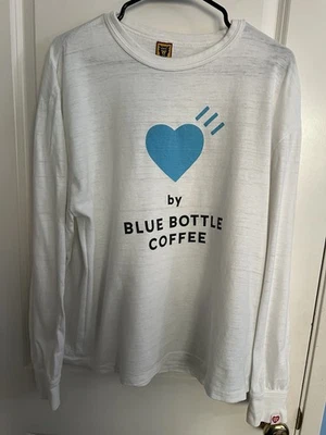 Human Made x Blue Bottle Coffee Long Sleeve T-Shirt Men's Size Large Japan - Image 1 of 4