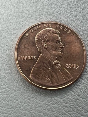 2003 Penny Error Die Crack On The Reverse - Image 1 of 3