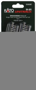 K20-531 Kato N Scale Single Track Curved Viaduct Radius 348mm 30 Deg.(2) - Picture 1 of 1