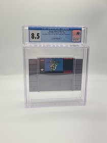 Super Mario World (SNES, 1991) CGC 8.5 Graded Cart Not WATA, PSA, VGA