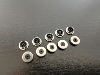 Märklin / Trix  017  Speichenrad schwarz   6mm   10 Stück   Spur H0 / N / Z - Bild 1 von 2