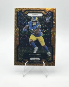 2023 Panini Prizm Zach Evans #359 Orange Lazer RC Rookie Los Angeles Rams - Picture 1 of 2