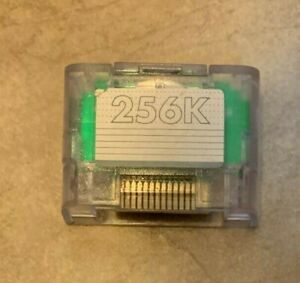 Interact 256K Large Size N64 Nintendo 64 Memory Card Pak Pack Clear Bulk
