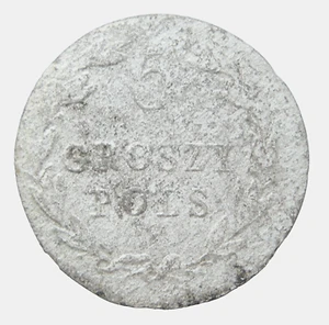 1818 Poland 5 Groszy Silver Coin - Picture 1 of 2