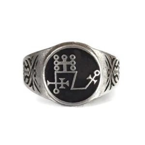 #71 Dantalion Ring from Solomon the King's Goetia 72 Demons + Optional pendant - Picture 1 of 10