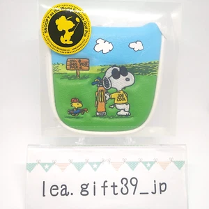 Cubierta de putter de golf Snoopy JoeCool Woodstock mazo tipo D H-438 cacahuetes Japón nueva - Imagen 1 de 8