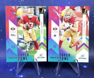 2023 Panini Brock Purdy George Kittle Road to Super Bowl 49ers Donruss Football - Picture 1 of 12