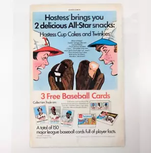 1977 Hostess Twinkies Baseball Ad, Laminated MLB Promo – 3 Free Card Giveaway - Imagen 1 de 6