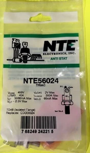 Brida aislada NTE56024 TRIAC 400V 40A TO48 - Imagen 1 de 1