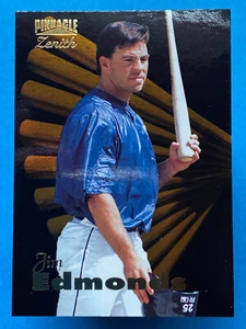 1996 Pinnacle Zenith Jim Edmonds #26 California Angels - Picture 1 of 2