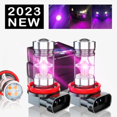 H8 H9 H11 LED Headlight Super Bright Bulbs Kit 1200LM 100W HIGH/LOW Beam 12000K - Image 1 of 4