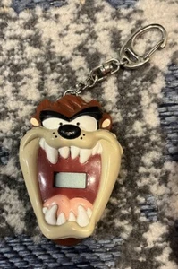 Vintage RARE Taz Tazmanian Devil Key Chain 1992 Looney Tunes Warner Applause - Picture 1 of 4