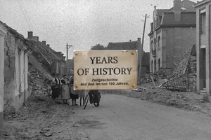 Foto kein Zeitgenössisches Original Holland Dorf zerstört Belgien Frankreich - Bild 1 von 1