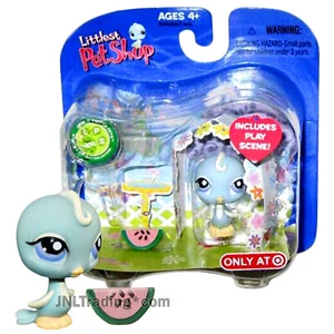 Year 2007 Littlest Pet Shop LPS Single Pack Prim 'N Proper - Blue PARAKEET #406 - Picture 1 of 1
