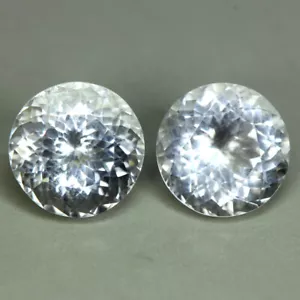 5,66 cts_Coppia scintille diamanti_100% inquinamento bianco non riscaldato naturale_Afghanistan - Foto 1 di 3