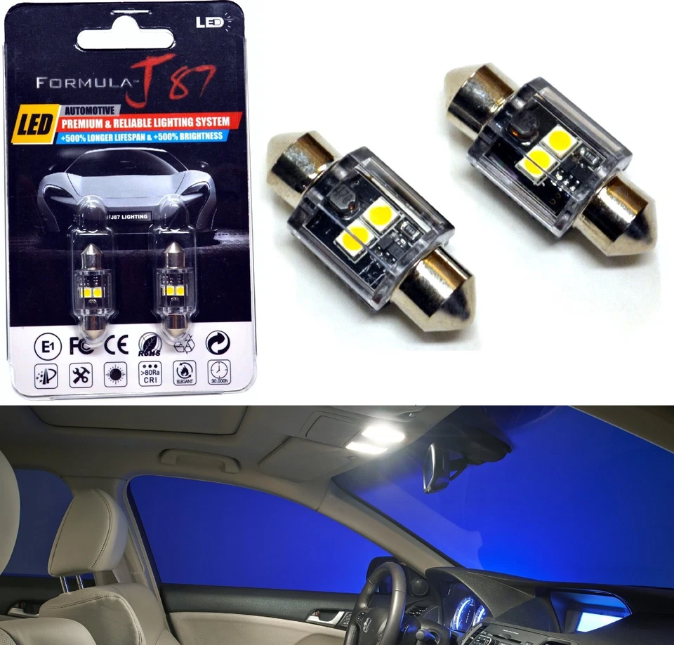 Luz LED Canbus Libre de Errores DE3175 5W Blanco 6000K Dos Bombillas Interior Domo Lámpara OE Foto 1 de 4