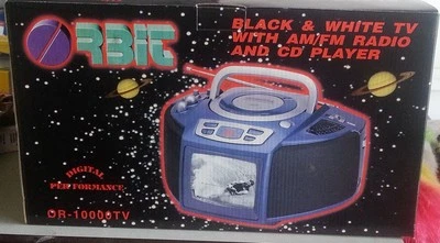 Reproductor Portátil de CD Y RADIO AM/FM "ORBIT"  DISEÑO RETRO VINTAGE  - Imagen 1 de 2