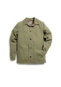 Chaqueta privada blanca VC The Maker verde caqui 100% algodón talla 5 grande nueva con etiquetas - Imagen 1 de 12